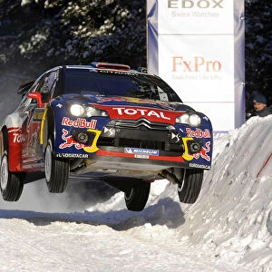 World Rally Championship: Sebastien Loeb Citroen DS3 WRC on stage 5