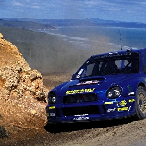 World Rally Championship: Tommi Makinen / Kaj Lindstrom Subaru Impreza WRC 2002, 3rd place