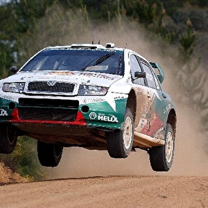 World Rally Championship: Toni Gardemeister / Paavo Lukander Skoda Fabia WRC