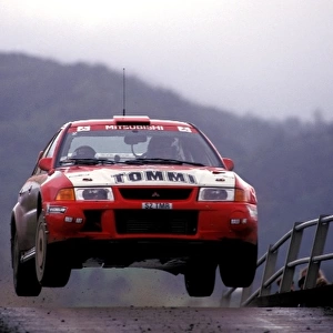 World Rally Championship: Winner Tommi Makinen Mitsubishi Lancer Evo