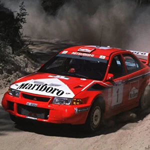 WRC-Freddy Loix and Swen Smeets-Mitsubishi-Action