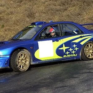 WRC Testing: Richard Burns tests the new Subaru Impreza 44S for the first time