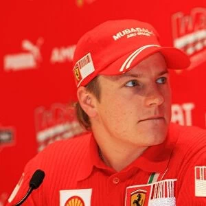 Wrooom Ferrari Ski Event: Kimi Raikkonen Ferrari in the press conference