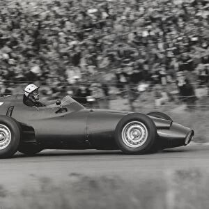 Zandvoort, Holland. 31 May 1959: Jo Bonnier, BRM P25, 1st position, action