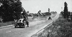 Images Dated 13th December 2013: 1906 French Grand Prix. Le Mans, France. 26-27 June 1906. Ferenc Szisz (Renault AK)