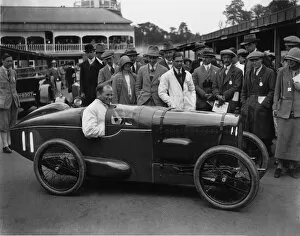 1924 BARC Whit Monday Meeting - Gordon England: Gordon England in his Coachbuilt Austin 7