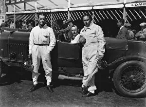 1928 Le Mans 24 hours - The Bentley Boys: Bentley boys left-to-right: Frank Clement, Henry Tim Birkin and Woolf Barnato