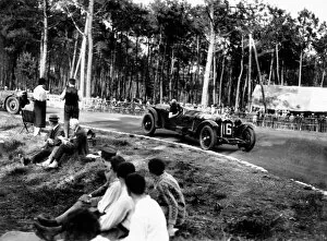Calendar Collection: 1931 Le Mans 24 hours: Lord Howe / Henry Tim Birkin, 1st position, action