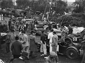 Images Dated 7th September 2012: 1932 Shelsley Walsh Speed Hill Climb: Shelsley Walsh, Worcestershire, England. September 1932