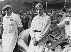 Prewar Collection: 1937 Donington Grand Prix - Dick Seaman: Donington Park, England. 2nd October 1937