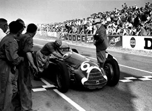Images Dated 17th February 2003: 1951 French Grand Prix, Reims. Consalvo Sanesi (Alfa: 2003 Racing Past... Exhibition