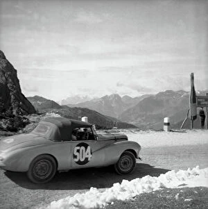 Images Dated 13th January 2005: 1954 Alpine Rally. July 1954. Sunbeam Talbot Alpine. Peter Collins , Mr. Garrad