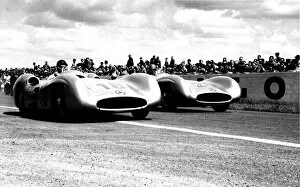 Images Dated 17th February 2003: 1954 French Grand Prix, Reims. Juan Manuel Fangio: 2003 Racing Past... Exhibition