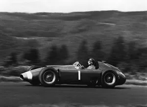 Images Dated 13th December 2011: 1956 German Grand Prix: race winner Juan Manuel Fangio, action