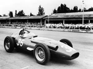 1950s F1 Gallery: 1956 Italian Grand Prix: Stirling Moss, 1st position. Previously published-Autocar 7 / 9 / 56 p323