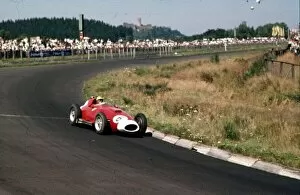 Images Dated 5th May 2021: 1957 German Grand Prix, Nurburgring Luigi Musso (Lancia-Ferrari D50 801