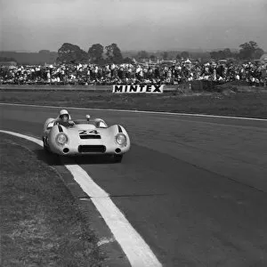 Images Dated 28th August 2012: 1958 1958 RAC Tourist Trophy: Bruce McLaren / Syd H. Jensen, retired, action