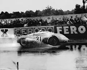 1958 Le Mans 24 hours: Edgar Barth / Paul Frere, 4th position, action
