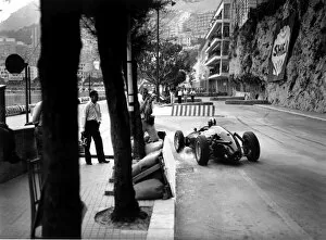 1960s F1 Collection: 1960 Monaco Grand Prix: Dan Gurney, retired, action