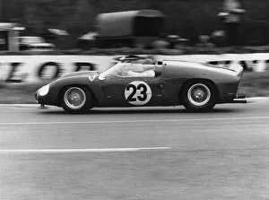 Lemansbook Gallery: 1961 Le Mans 24 hours: Wolfgang von Trips / Richie Ginther, retired, action