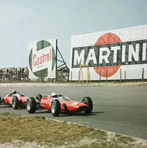 1964 Dutch Grand Prix. Zandvoort, Holland. 22-24 May 1964. Lorenzo Bandini (Ferrari 158)