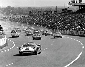 1960s Le Mans Gallery: 1964 Le Mans 24 hours: Pedro Rodriguez / Skip Hudson leads at the start