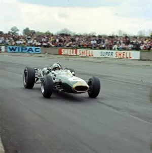 Images Dated 19th May 2014: 1966 International Trophy: Jack Brabham, 1st position, action