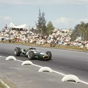 Images Dated 19th May 2014: 1966 Mexican Grand Prix: Jack Brabham 2nd position
