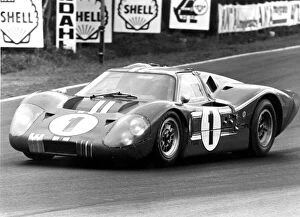 Images Dated 16th May 2005: 1967 Le Mans 24 Hours Dan Gurney / A. J. Foyt GT40 Ref: 550C#15 World Copyright