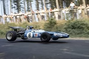 1960s F1 Collection: 1969 German Grand Prix - Jean-Pierre Beltoise: Jean-Pierre Beltoise, 12th position. Jump, Flugplatz