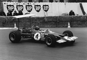 Images Dated 9th June 2010: 1969 Pau Grand Prix: Jochen Rindt, 1st position, action