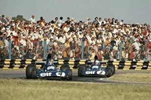 Images Dated 28th August 2012: 1974 Argentinian Grand Prix - Patrick Depailler and Jody Scheckter