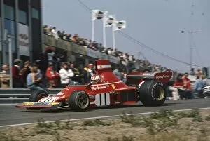 Images Dated 28th August 2012: 1974 Dutch Grand Prix - Clay Regazzoni: Clay Regazzoni 2nd position. Action