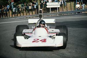 Images Dated 23rd March 2012: 1975 Spanish Grand Prix - James Hunt