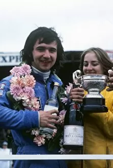 Images Dated 12th November 2010: 1976 British Formula Three Championship: Bruno Giacomelli, 1st position, podium