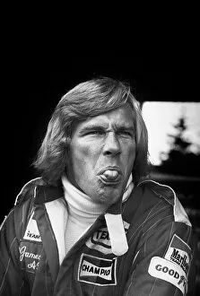 1976 F1 Season Collection: 1976 German Grand Prix: James Hunt, 1st position, portrait