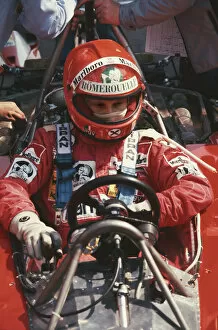 Images Dated 10th May 2013: 1976 German Grand Prix: Niki Lauda, Did Not Finish, accident, portrait