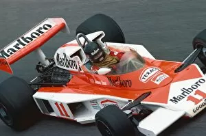 Images Dated 9th May 2013: 1976 Italian Grand Prix: James Hunt, retired, action