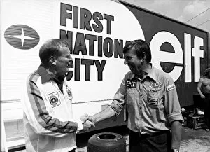 Images Dated 24th September 2007: 1977 Formula One Championship. Ken Tyrrell meets Fred A