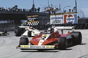 Images Dated 30th August 2012: 1978 Long Beach Grand Prix - Gilles Villeneuve: Long Beach, California, USA