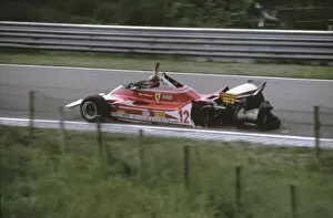 Images Dated 2010 October: 1979 Dutch Grand Prix: Gilles Villeneuve, retired, calls it a day