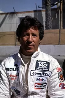 Images Dated 24th March 2010: 1982 United States Grand Prix West: Mario Andretti, retired, portrait