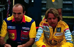 Images Dated 4th May 2021: 1985 CANADIAN GP. Keke Rosberg and Williams Team Boss Frank Williams. Photo: LAT