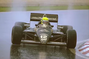 1980s F1 Gallery: 1985 Portuguese Grand Prix: Ayrton Senna 1st position