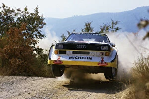 Images Dated 8th July 2008: 1985 World Rally Championship: Walter Rohrl / Christian Geistdorfer, 3rd position