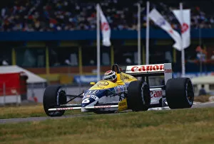 1986 German Grand Prix. Hockenheim, Germany. 25-27 July 1986. Nelson Piquet (Williams FW11 Honda) 1st position