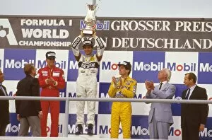 1980s F1 Gallery: 1987 German Grand Prix: Nelson Piquet 1st position, Stefan Johansson 2nd position