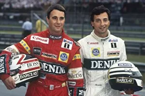 1988 Brazilian Grand Prix - Nigel Mansell and Riccardo Patrese