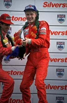 1990 BRITISH F3 CHAMPIONSHIP MIKA HAKKINEN WSR F3 CHAMPION PHOTO