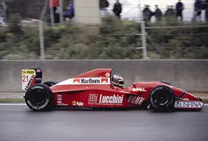 1992 Spanish Grand Prix. Catalunya, Barcelona, Spain. 1-3 May 1992. J.J. Lehto (Scuderia Italia / Dallara 192 Ferrari)